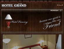 Tablet Screenshot of hotelgrandnz.sk